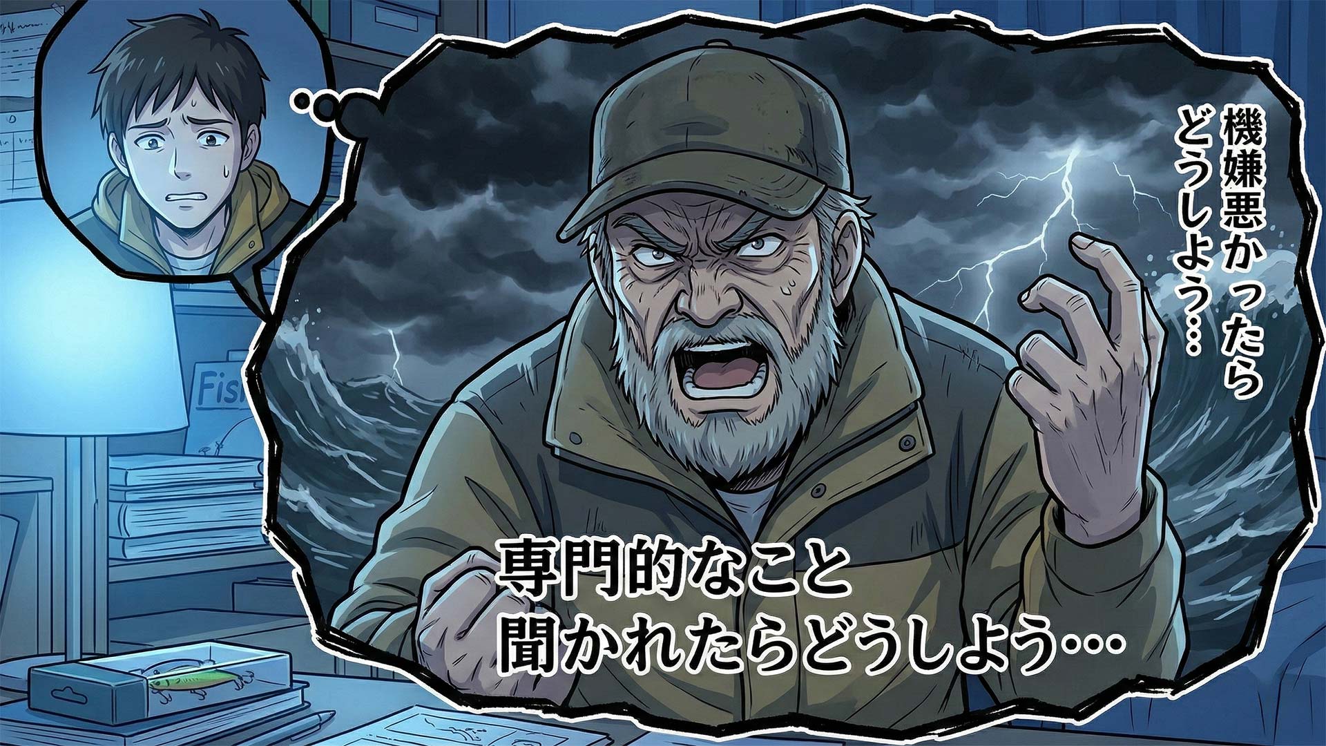 怖い船長の想像